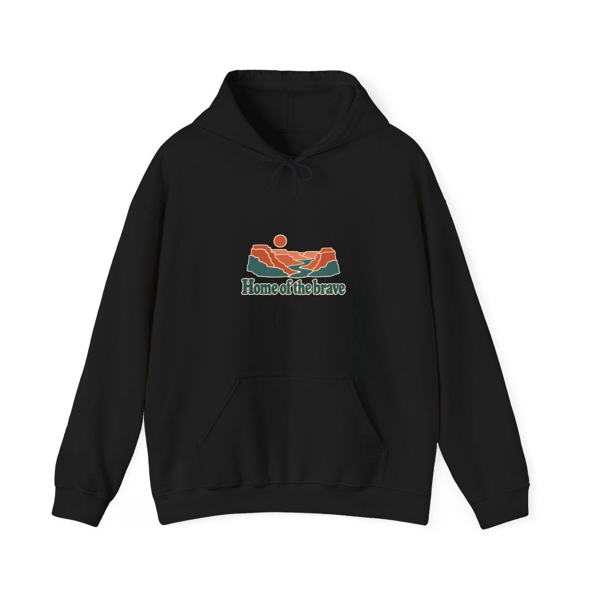 USA Hoodie | Grand Canyon | Home of the brave | Country Travel Gift — front — View 02