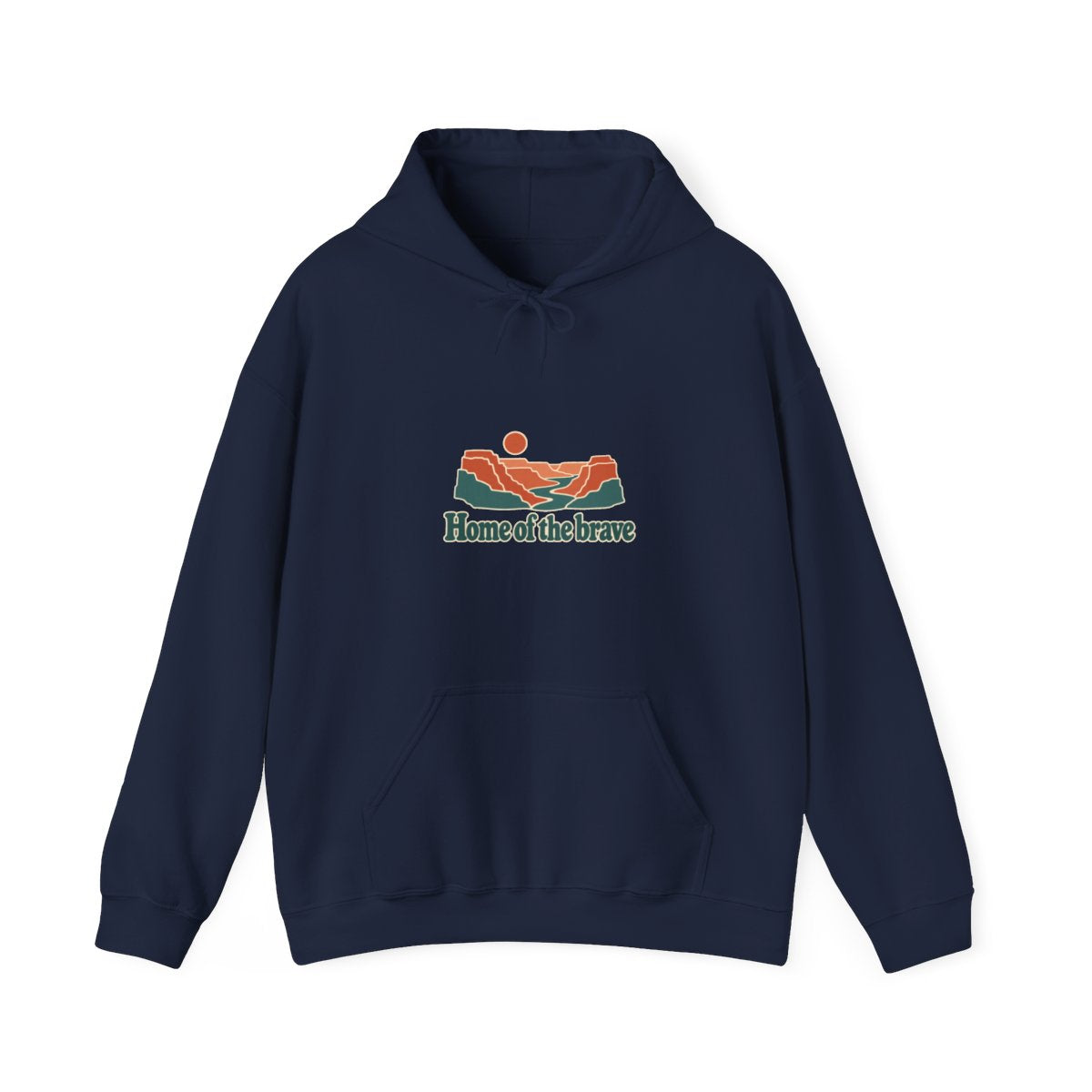 USA Hoodie | Grand Canyon | Home of the brave | Country Travel Gift — front — View 03