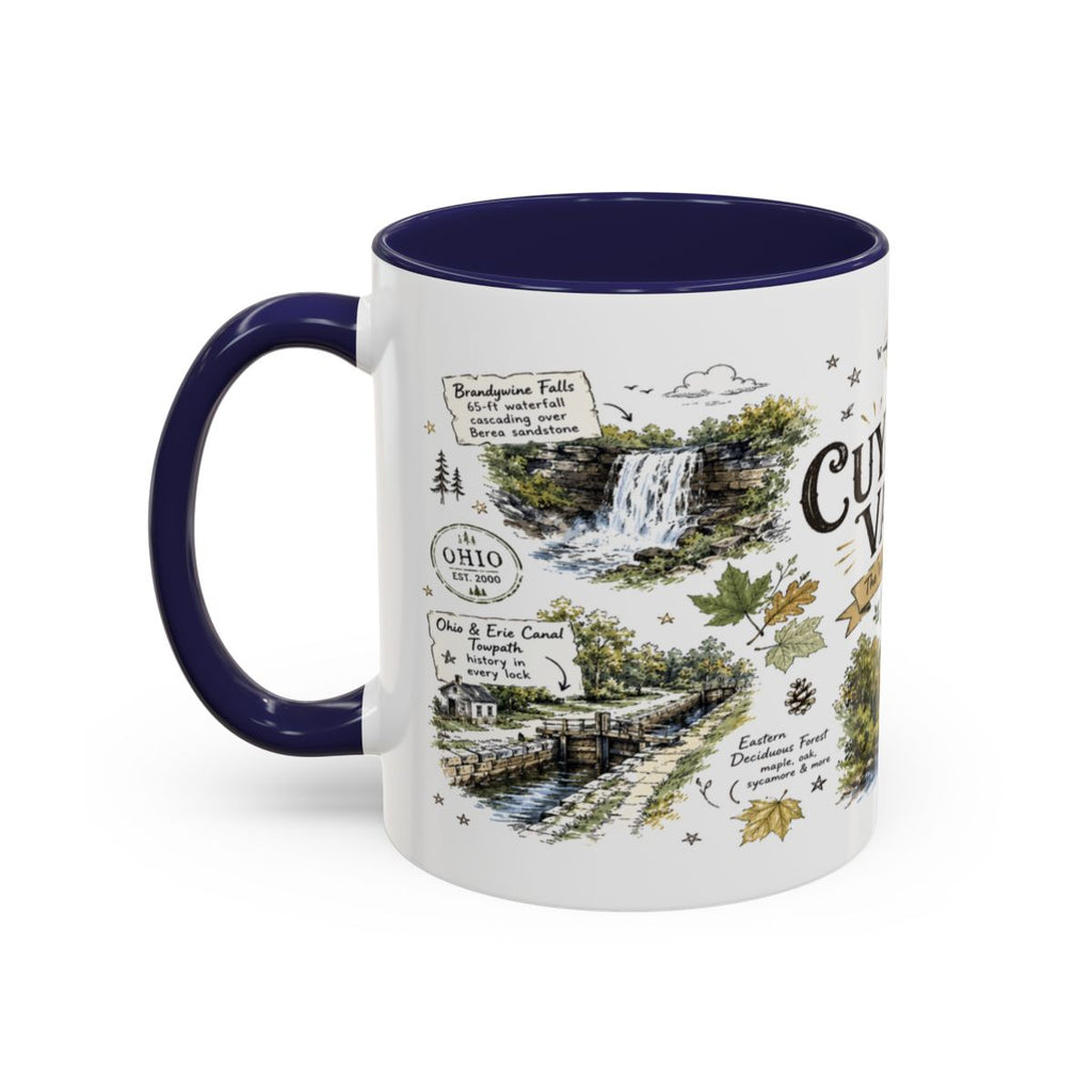 Cuyahoga Valley National Park Mug | Brandywine Falls Ohio River Ceramic (11oz/15oz)