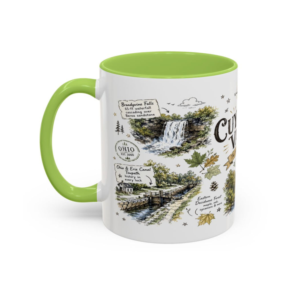 Cuyahoga Valley National Park Mug | Brandywine Falls Ohio River Ceramic (11oz/15oz)