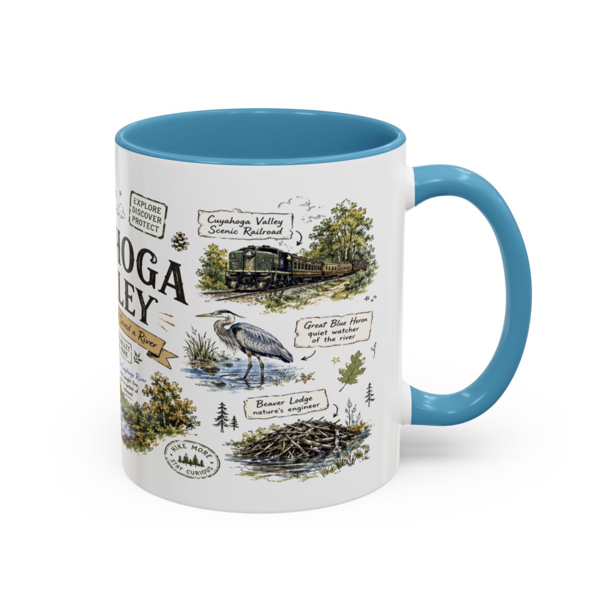 Cuyahoga Valley National Park Mug | Brandywine Falls Ohio River Ceramic (11oz/15oz)