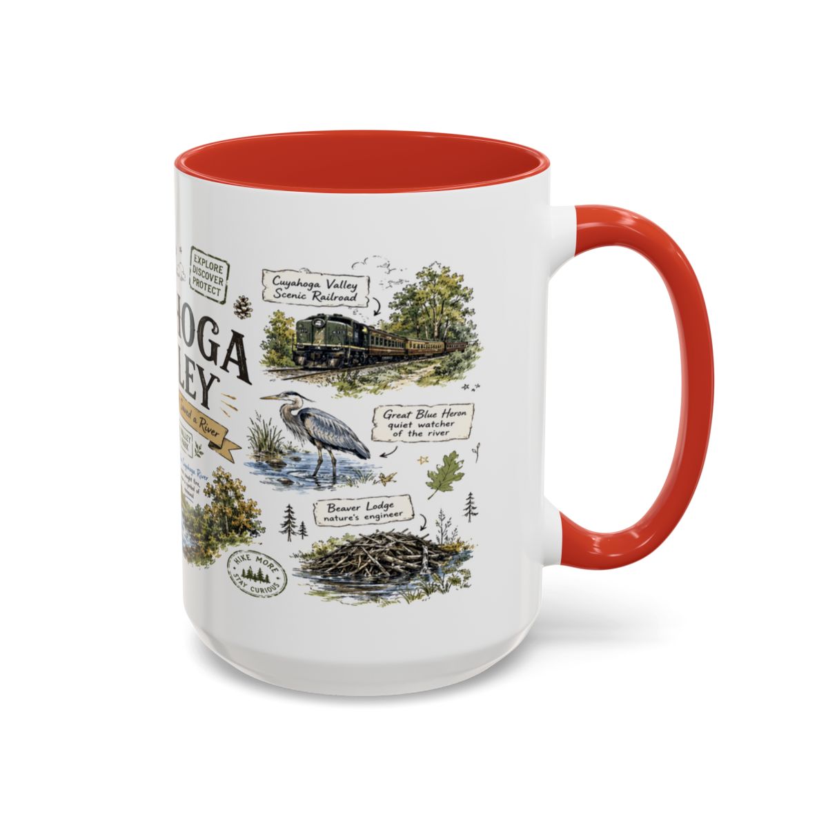 Cuyahoga Valley National Park Mug | Brandywine Falls Ohio River Ceramic (11oz/15oz)