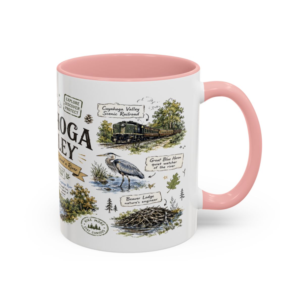 Cuyahoga Valley National Park Mug | Brandywine Falls Ohio River Ceramic (11oz/15oz)