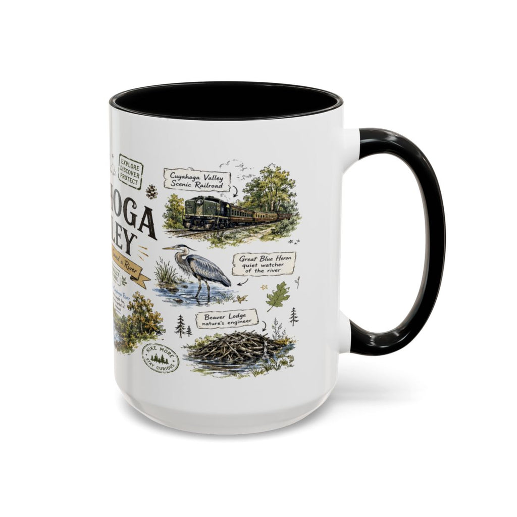 Cuyahoga Valley National Park Mug | Brandywine Falls Ohio River Ceramic (11oz/15oz)