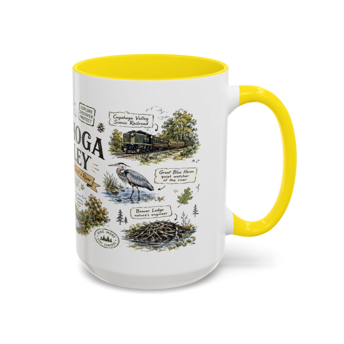 Cuyahoga Valley National Park Mug | Brandywine Falls Ohio River Ceramic (11oz/15oz)