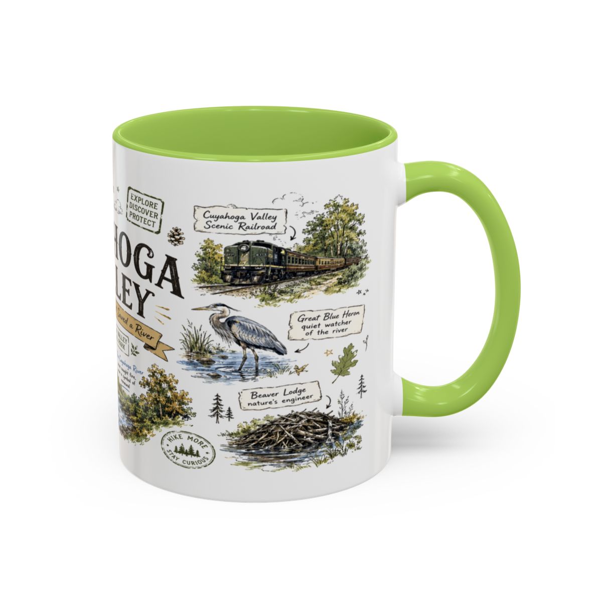 Cuyahoga Valley National Park Mug | Brandywine Falls Ohio River Ceramic (11oz/15oz)