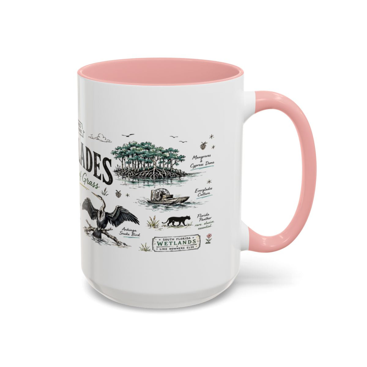 Everglades National Park Mug | Florida Wetlands Wildlife River of Grass Coffee Cup