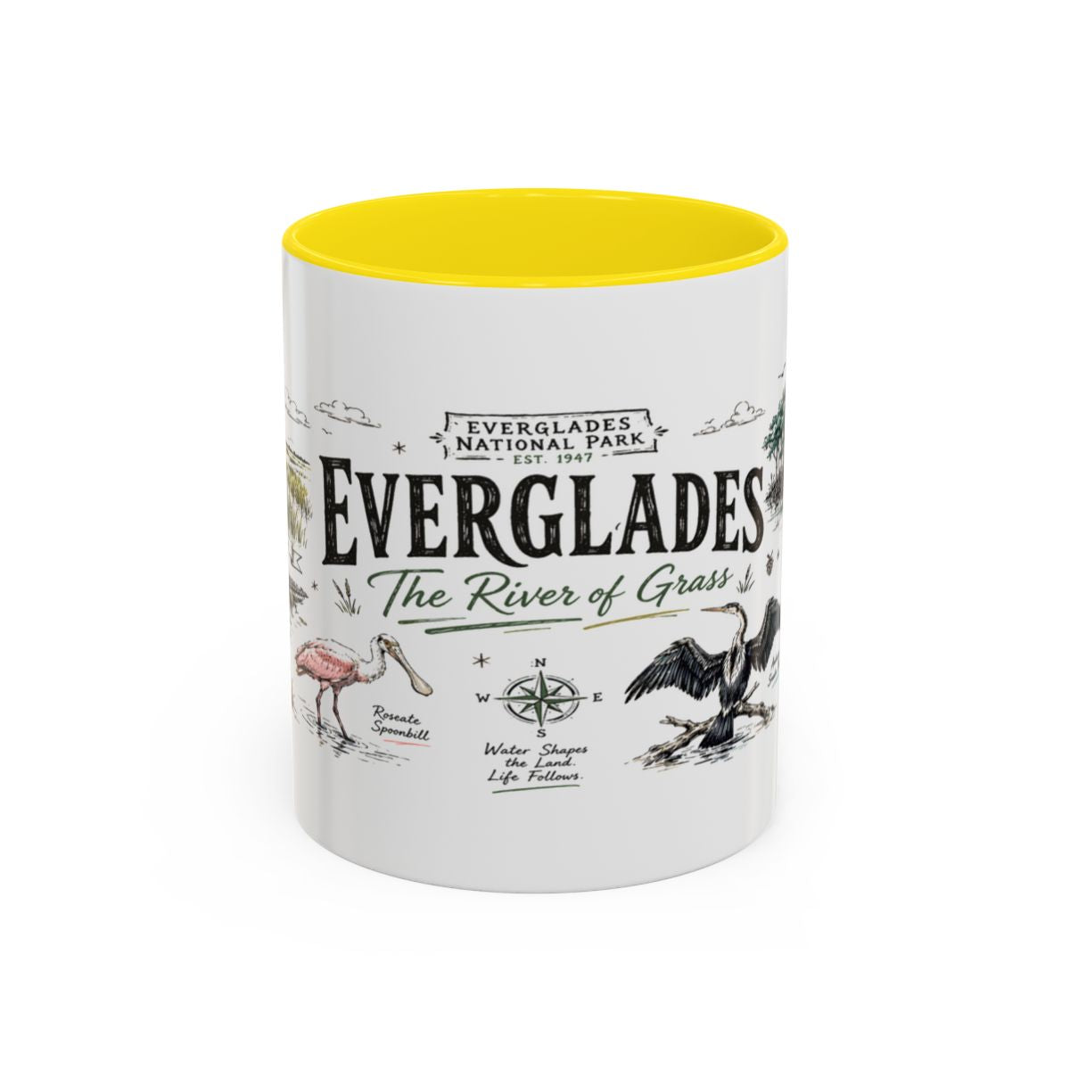 Everglades National Park Mug | Florida Wetlands Wildlife River of Grass Coffee Cup