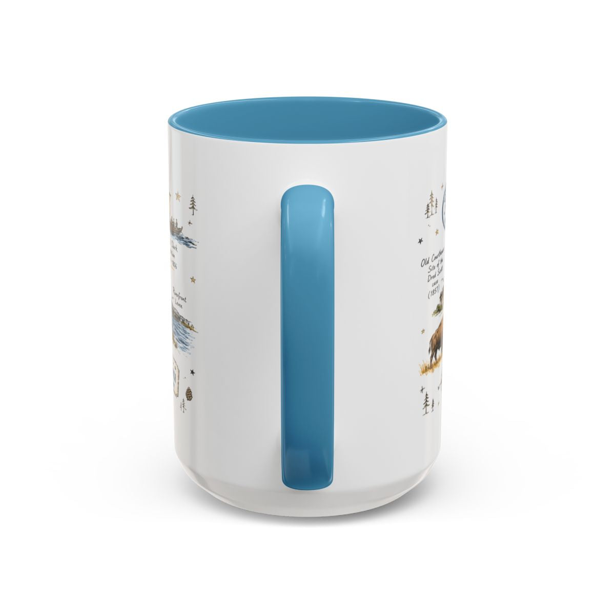 Gateway Arch National Park Coffee Mug | Missouri St. Louis Landmark Gift | Accent Color Ceramic 11oz 15oz