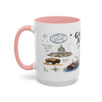 Gateway Arch National Park Coffee Mug | Missouri St. Louis Landmark Gift | Accent Color Ceramic 11oz 15oz