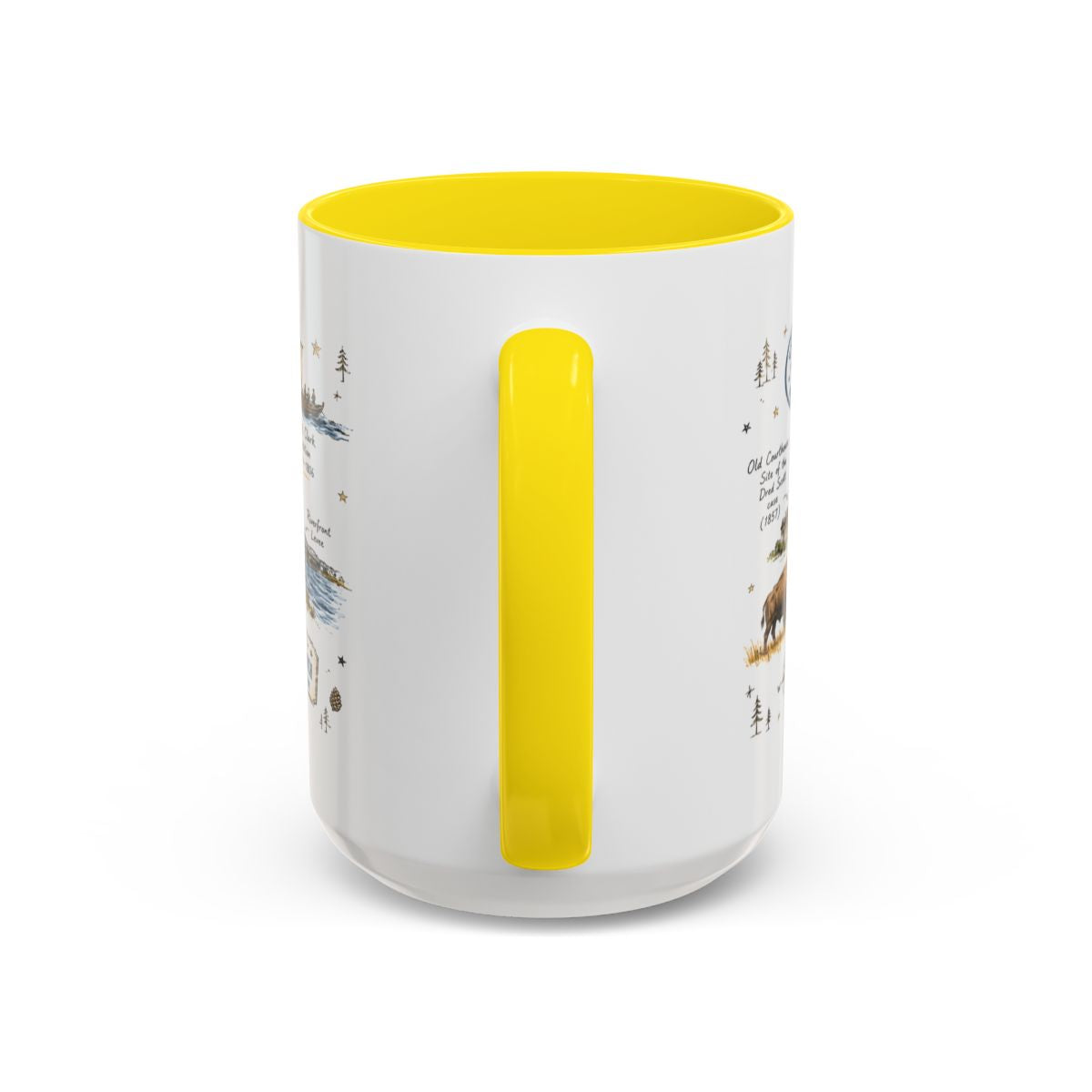 Gateway Arch National Park Coffee Mug | Missouri St. Louis Landmark Gift | Accent Color Ceramic 11oz 15oz