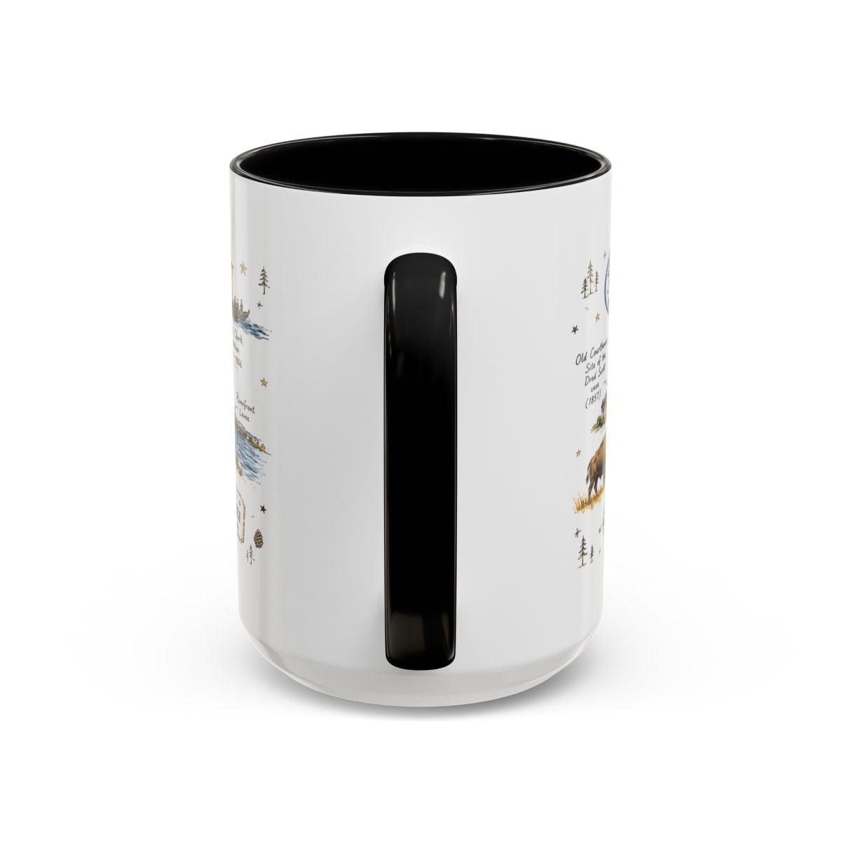 Gateway Arch National Park Coffee Mug | Missouri St. Louis Landmark Gift | Accent Color Ceramic 11oz 15oz