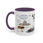 Gateway Arch National Park Coffee Mug | Missouri St. Louis Landmark Gift | Accent Color Ceramic 11oz 15oz