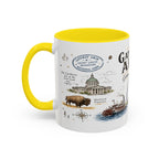 Gateway Arch National Park Coffee Mug | Missouri St. Louis Landmark Gift | Accent Color Ceramic 11oz 15oz