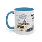 Gateway Arch National Park Coffee Mug | Missouri St. Louis Landmark Gift | Accent Color Ceramic 11oz 15oz