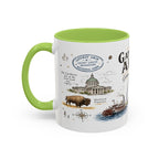 Gateway Arch National Park Coffee Mug | Missouri St. Louis Landmark Gift | Accent Color Ceramic 11oz 15oz