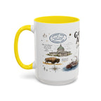 Gateway Arch National Park Coffee Mug | Missouri St. Louis Landmark Gift | Accent Color Ceramic 11oz 15oz