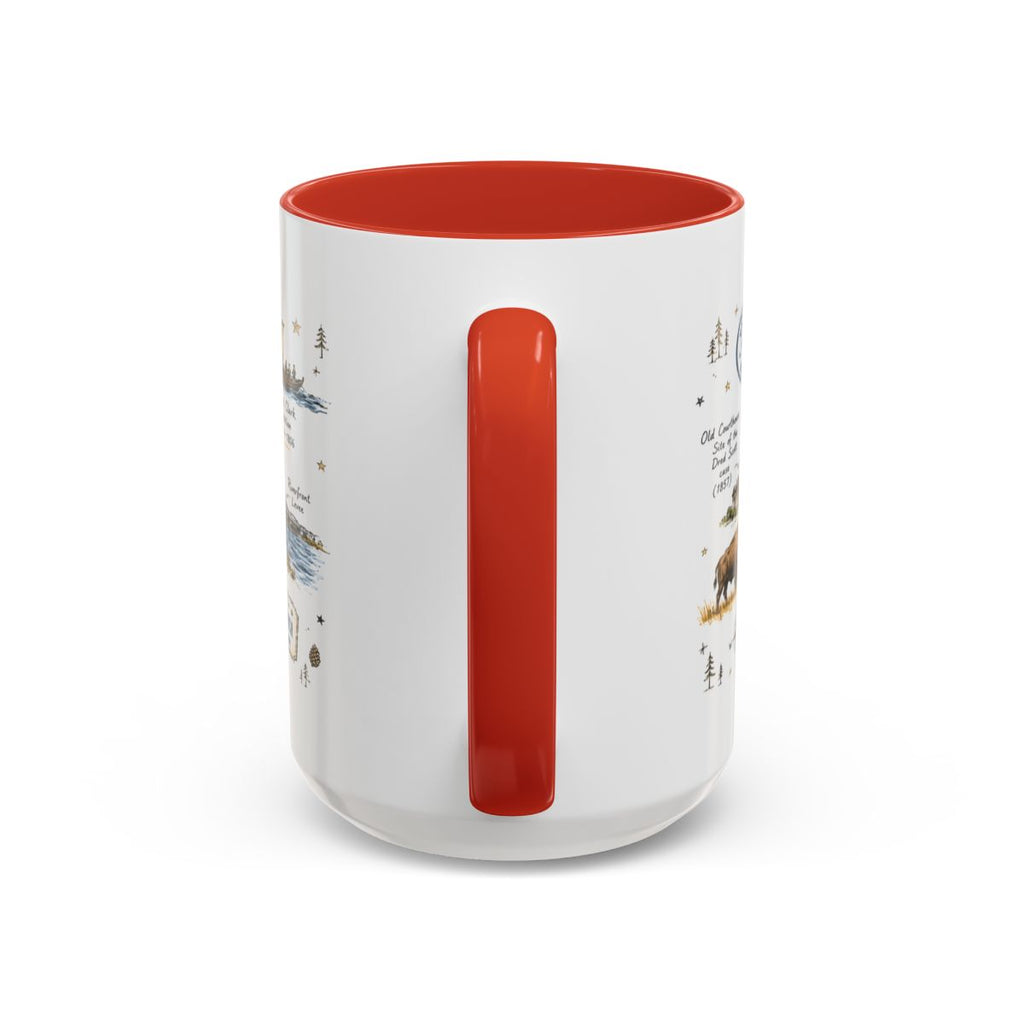 Gateway Arch National Park Coffee Mug | Missouri St. Louis Landmark Gift | Accent Color Ceramic 11oz 15oz