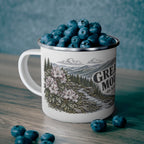 Great Smoky Mountains National Park enamel camping mug outdoor lifestyle scene