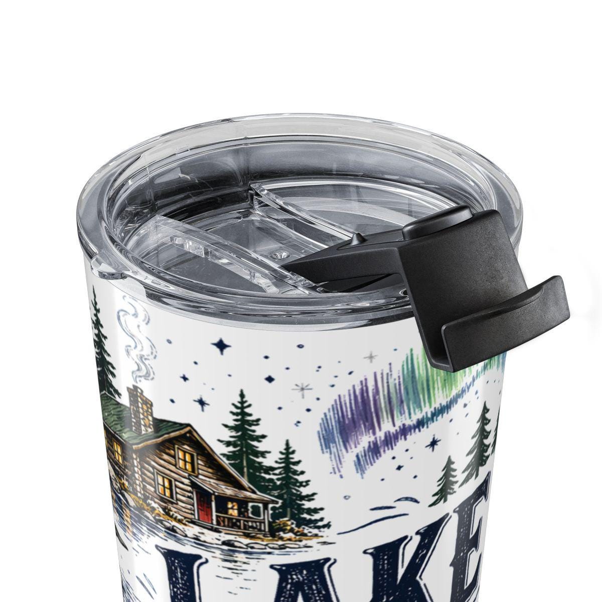 Cabin Country Lake Life 20oz Tumbler | Canada Cottage Gift | Insulated Stainless Steel Travel Cup