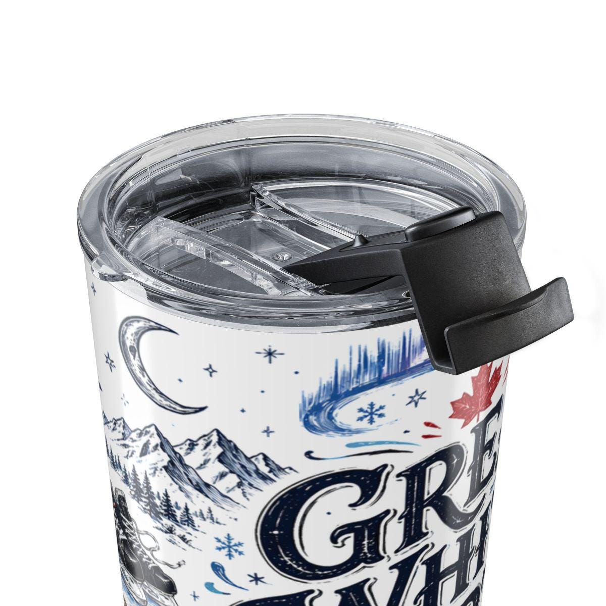 Great White North 20oz Tumbler | Canadian Pride Gift | Insulated Stainless Steel Travel Cup