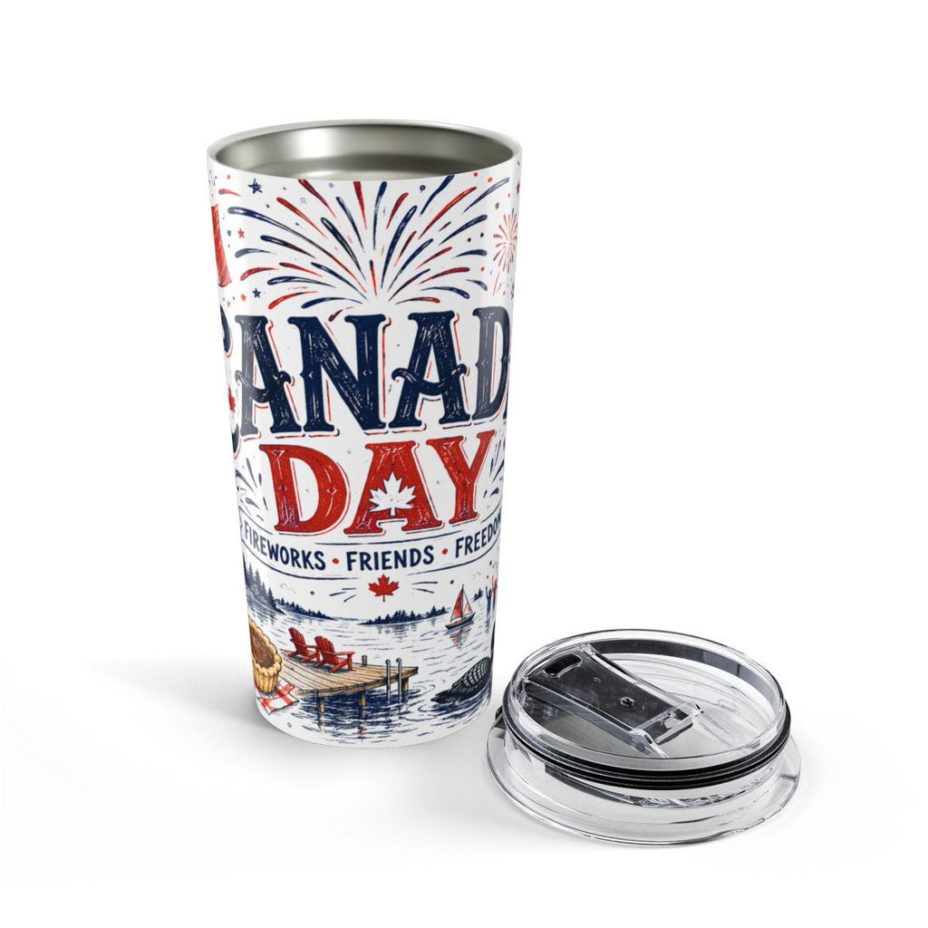 Canada Day 20oz Tumbler | Canadian Pride Gift | Insulated Stainless Steel Travel Cup