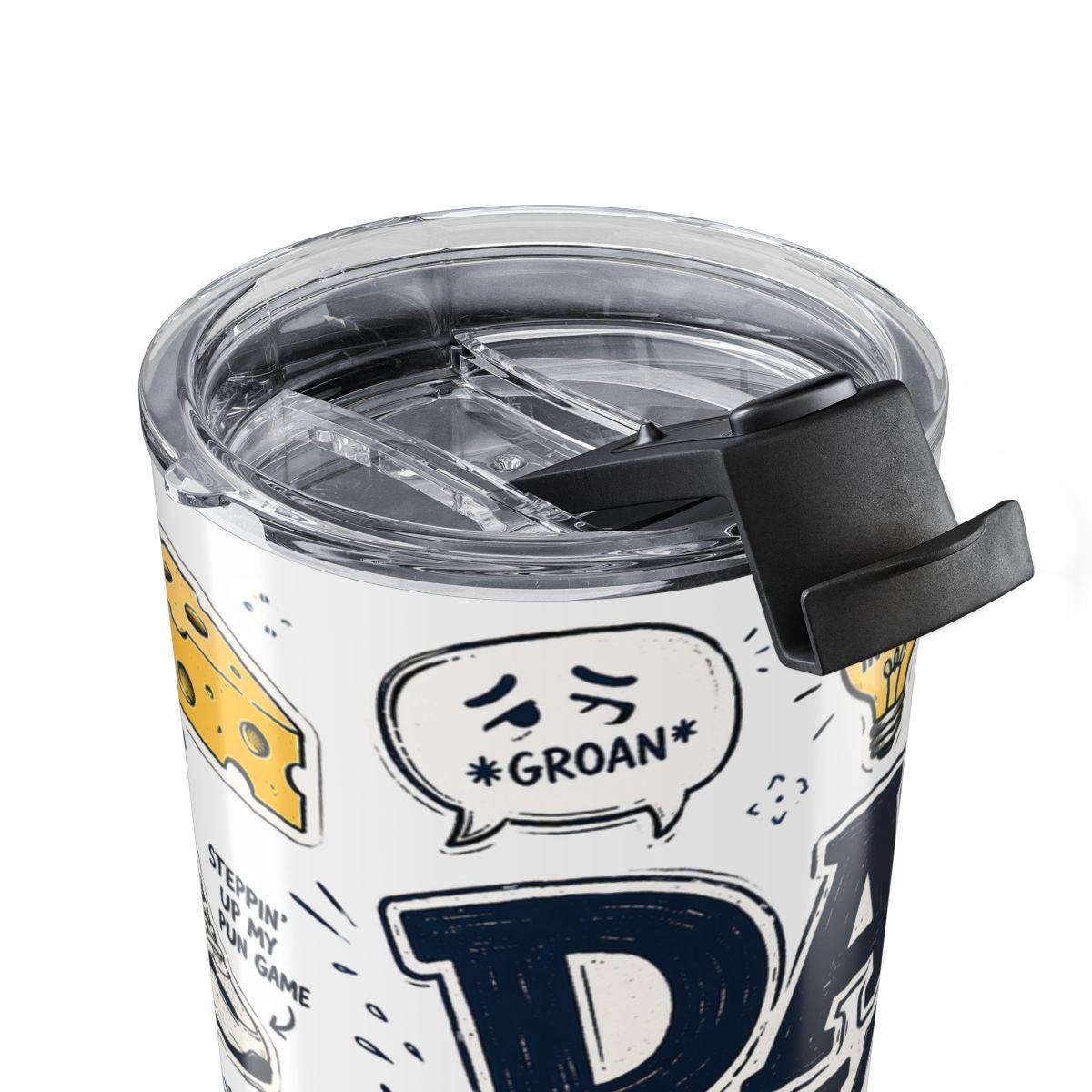 Dad Jokes Sorry Not Sorry 20oz Tumbler | Father's Day Gift for Dad | Insulated Stainless Steel Travel Cup