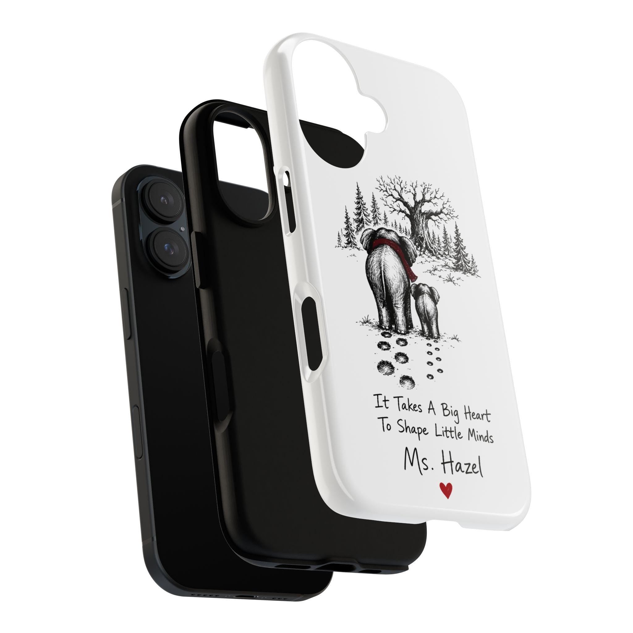 Personalized Elephant Teacher Phone Case | Custom Name Teacher Gift | iPhone Samsung - image 4