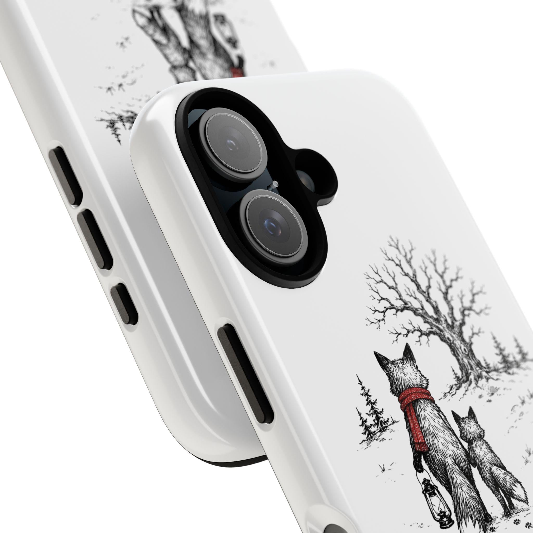 Clever Fox Dad Phone Case | Father's Day Gift | Fox Art | iPhone Samsung - image 3
