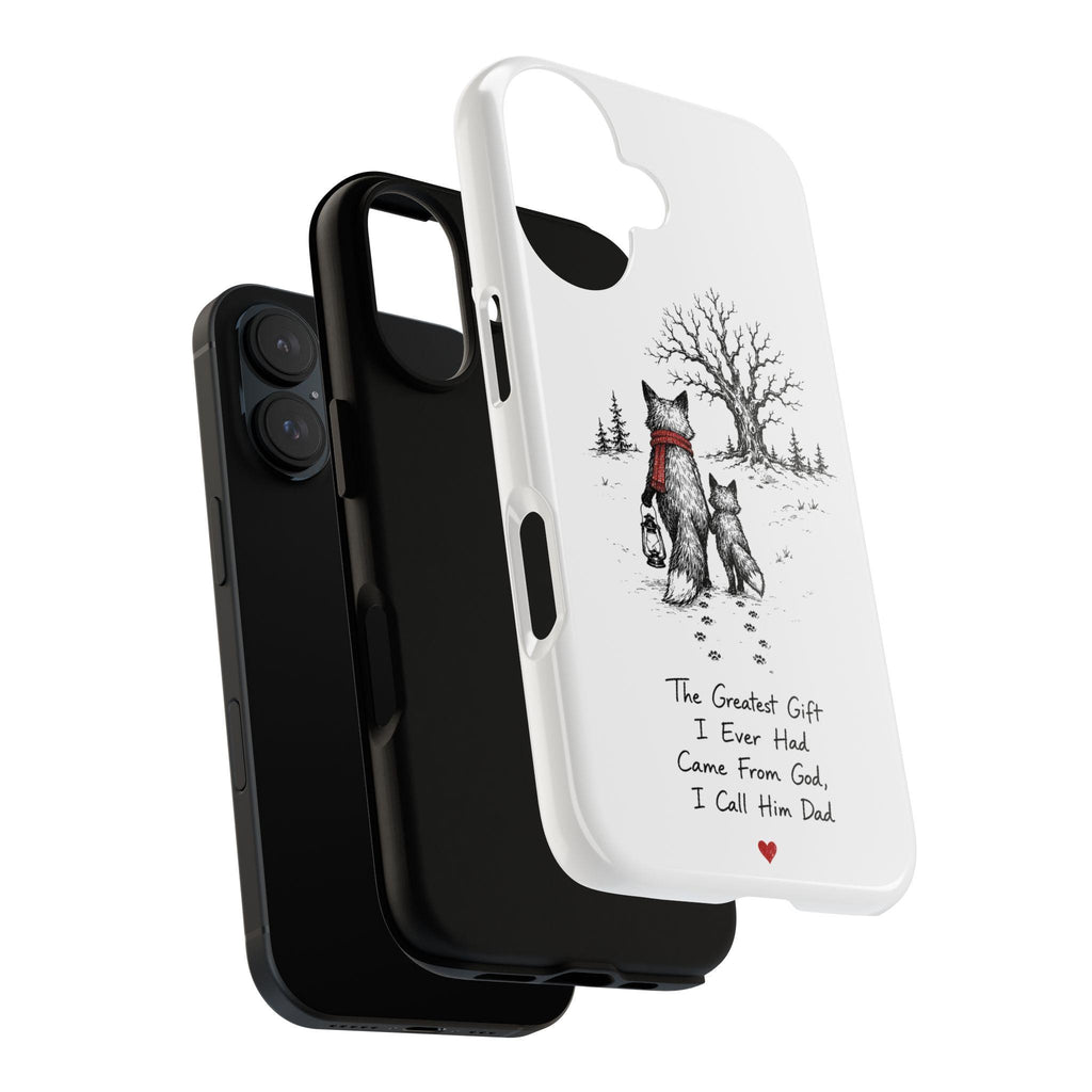 Clever Fox Dad Phone Case | Father's Day Gift | Fox Art | iPhone Samsung - image 4