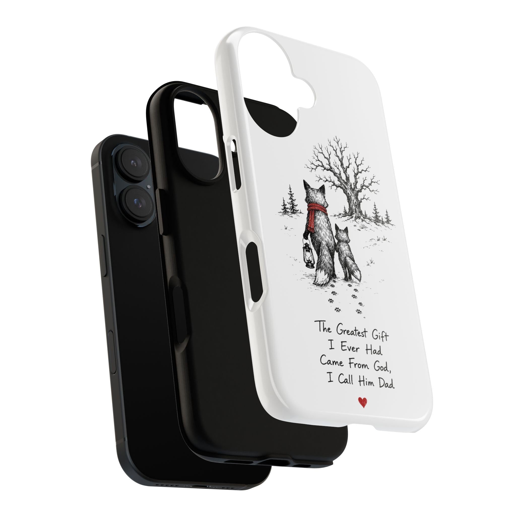 Clever Fox Dad Phone Case | Father's Day Gift | Fox Art | iPhone Samsung - image 4