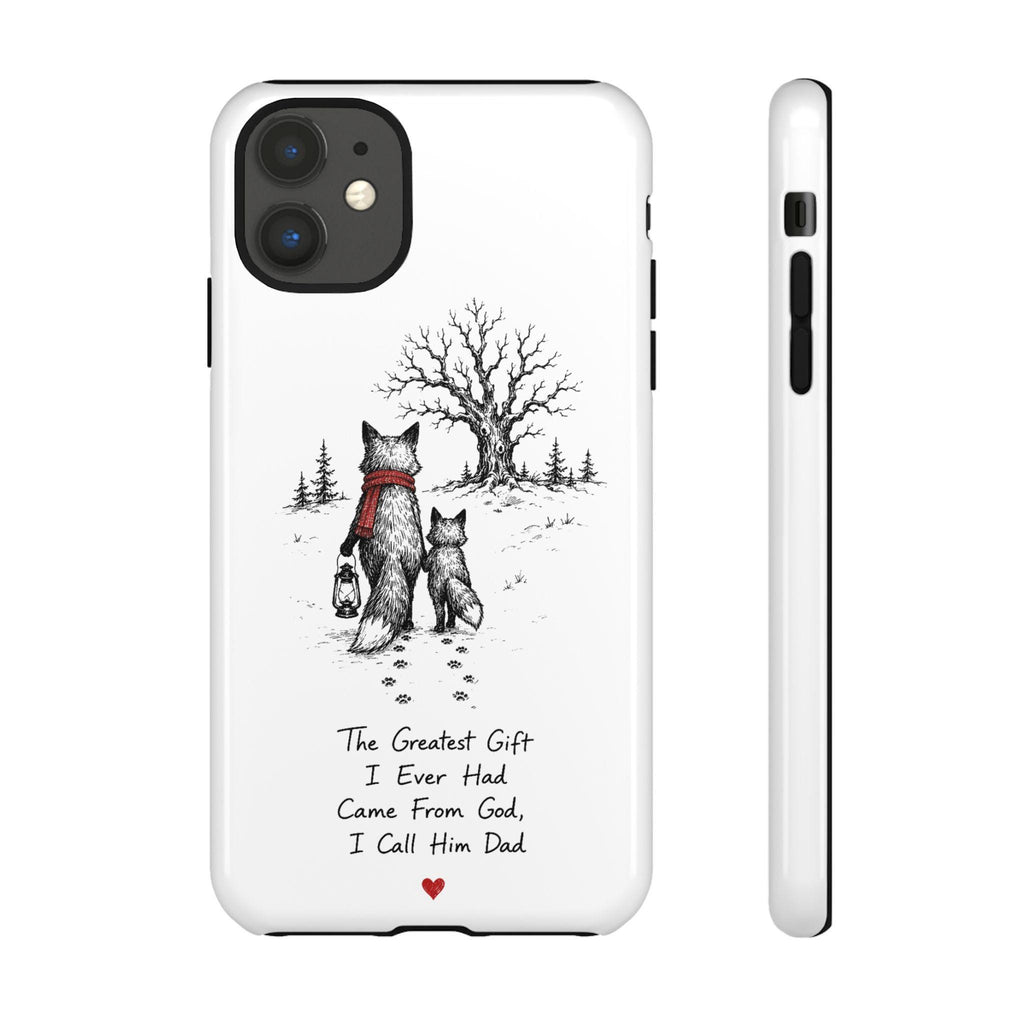 Clever Fox Dad Phone Case | Father's Day Gift | Fox Art | iPhone Samsung - image 1