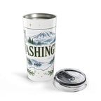 Washington State Flower 20oz Tumbler | Washington Botanical Gift | Insulated Stainless Steel Travel Cup