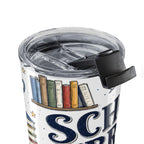 School Library Hero 20oz Tumbler | Due Date Hero | Insulated Stainless Steel Travel Cup