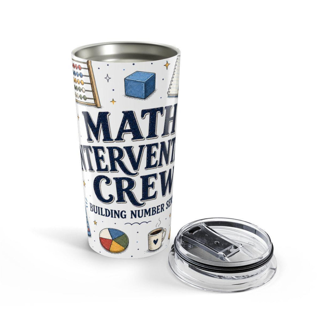 Math Intervention Crew 20oz Tumbler | Building Number Sense | Insulated Stainless Steel Travel Cup