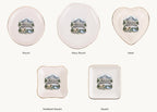 Rocky Mountain Ceramic Ring Dish, Gold Rim Trinket Tray, Jewelry Holder Gift, Five Shape Options