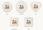 San Diego Ceramic Ring Dish, Gold Rim Trinket Tray, Jewelry Holder Gift, Five Shape Options