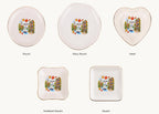 Boston Ceramic Ring Dish, Gold Rim Trinket Tray, Jewelry Holder Gift, Five Shape Options