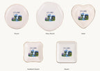 Iceland Ceramic Ring Dish, Gold Rim Trinket Tray, Jewelry Holder Gift, Five Shape Options