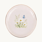 Butterfly Meadow Ceramic Ring Dish, Gold Rim Trinket Tray, Jewelry Holder Gift, Five Shape Options