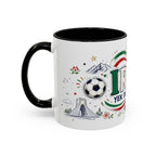 Iran Soccer Coffee Mug | World Cup Fan Gift | Accent Color Ceramic 11oz 15oz Match Day Cup