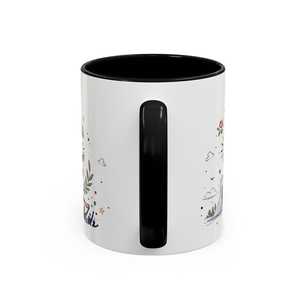 Iran Soccer Coffee Mug | World Cup Fan Gift | Accent Color Ceramic 11oz 15oz Match Day Cup