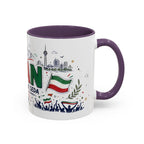Iran Soccer Coffee Mug | World Cup Fan Gift | Accent Color Ceramic 11oz 15oz Match Day Cup