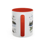 Isle Royale National Park Coffee Mug | Michigan Island Wilderness Hiking Gift | Accent Color Ceramic 11oz 15oz