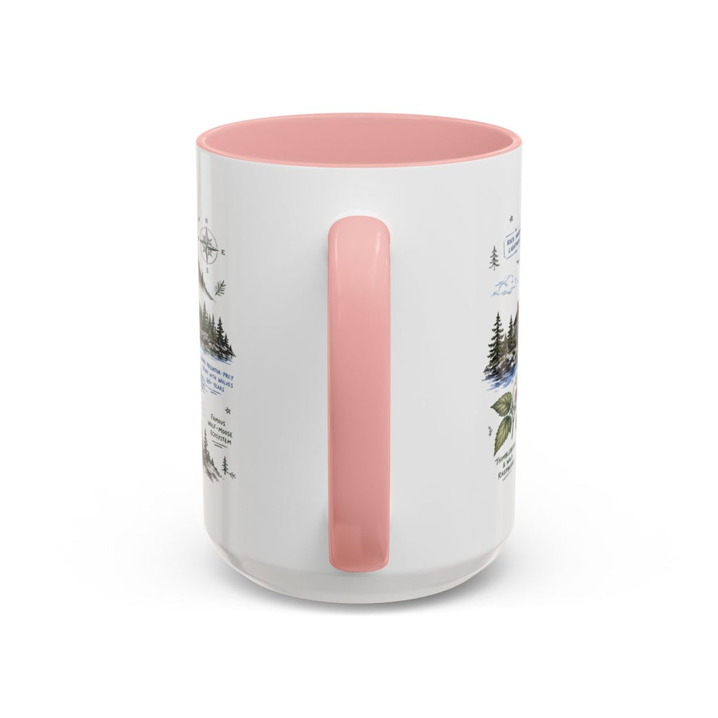 Isle Royale National Park Coffee Mug | Michigan Island Wilderness Hiking Gift | Accent Color Ceramic 11oz 15oz