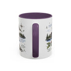 Isle Royale National Park Coffee Mug | Michigan Island Wilderness Hiking Gift | Accent Color Ceramic 11oz 15oz