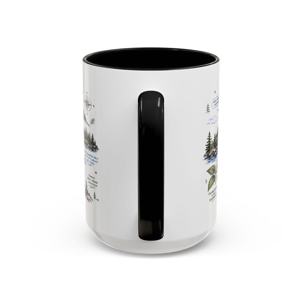 Isle Royale National Park Coffee Mug | Michigan Island Wilderness Hiking Gift | Accent Color Ceramic 11oz 15oz