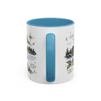 Isle Royale National Park Coffee Mug | Michigan Island Wilderness Hiking Gift | Accent Color Ceramic 11oz 15oz