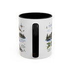 Isle Royale National Park Coffee Mug | Michigan Island Wilderness Hiking Gift | Accent Color Ceramic 11oz 15oz