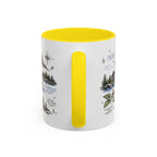 Isle Royale National Park Coffee Mug | Michigan Island Wilderness Hiking Gift | Accent Color Ceramic 11oz 15oz